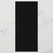 25 4x9 Programme de mariage Marine Uniform Groom B (Dos)