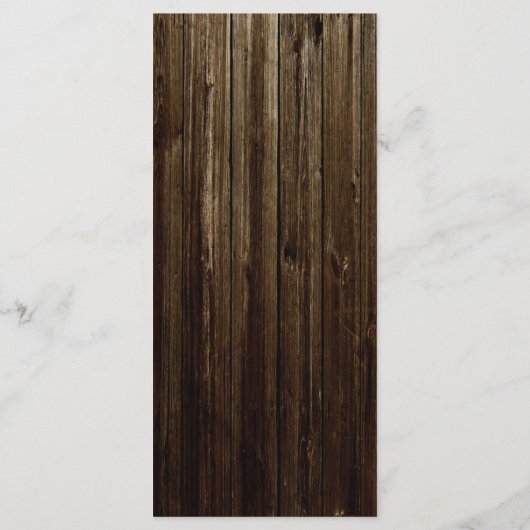 25 4x9 Programme de mariage Mason Jar Initiales ru (Dos)