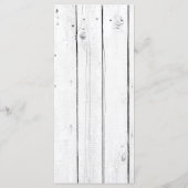 25 4x9 Programme de mariage Mason Jar Lights (Dos)