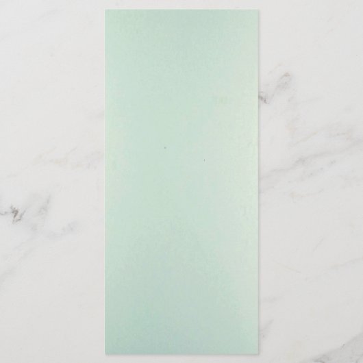 25 4x9 Programme de mariage Miroir en verre dépoli (Dos)