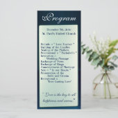 25 4x9 Programme de mariage Miroir en verre dépoli (Debout devant)