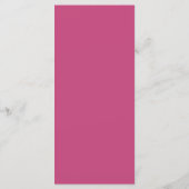 25 4x9 Programme de mariage Orchidée rose Longue t (Dos)