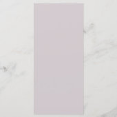 25 4x9 Programme de mariage Pétales floraux roses (Dos)