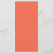 25 4x9 Programme de mariage Pinkish/Peach Formal S (Dos)