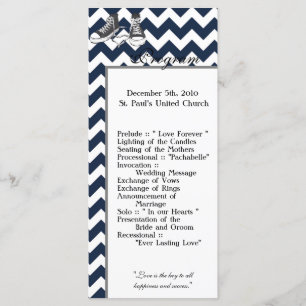 25 4x9 Trouwprogramma Chevron Stripe Zig Zag Prin Programma