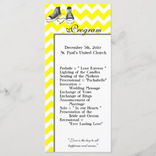 25 4x9 Trouwprogramma Chevron Stripe Zig Zag Prin Programma