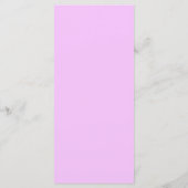 25 4x9 Trouwprogramma Paarse Orchideeën op Stem Programma (Achterkant)