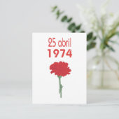 25 Abril Briefkaart (Staand voorkant)