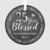 25 Anniversaire du Mariage béni (dos)