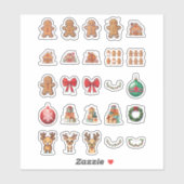 25 autocollants vinyles découpés à la forme pour N (Feuille)