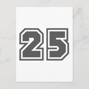 25 BRIEFKAART