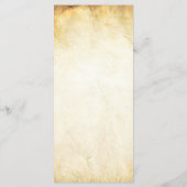 25 Cartes de menu Automne Arbre Automne Papier vie (Dos)