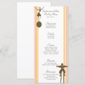 25 Cartes de menu Carnaval (Devant / Derrière)