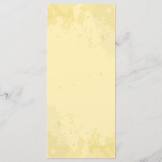 25 Cartes de menu Cowboy Rodeo Steer Crâne Tan Pay (Dos)