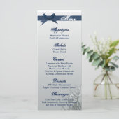 25 Cartes de menu Glass glacé Miroir Arbre (Debout devant)