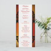 25 Cartes de menu Lanterne marocaine (Debout devant)