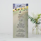 25 Cartes de menu Mason Jar Candle Pays (Debout devant)