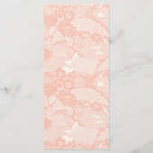 25 Cartes de menu Pays Dentelle de corail Impressi (Dos)