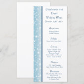 25 Cartes De Menu Twinkling Neige / Arbre Nu (Devant / Derrière)