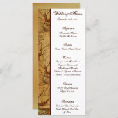 25 Cartes de menu Western Cowgirl Casquette/Bottes (Devant / Derrière)