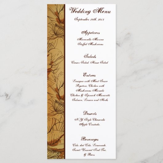 25 Cartes de menu Western Cowgirl Casquette/Bottes (Devant)