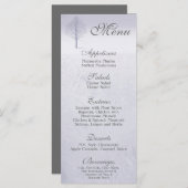 25 Cartes de menu Winter Wonderland Trees Snow Woo (Devant / Derrière)