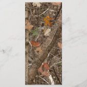 25 Cartes Menu Chasse Couple Deer Doe Buck Logo Tr (Dos)