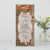 25 Cartes Menu Chasse Couple Deer Doe Buck Logo Tr (Debout devant)