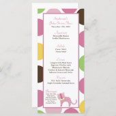 25 Cartes Menu Jungle Queen Tiger Safari Zoo Anima (Devant / Derrière)