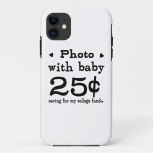 25 cent foto met Baby iPhone 11 Hoesje
