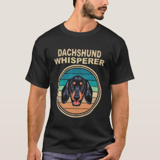 25 Dachshund Fluisteraar Antiek T-shirt