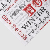 25 dagen kerstpapier tissuepapier (Detail)