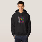 25 Dagen Op School Leraar Geen Probleem Lama Meisj Hoodie (Voorkant volledig)