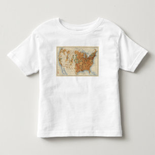 25 Dichtheid van de bevolkingsgroei, VS, 18901900 Kinder Shirts