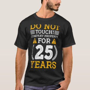 25 dienstjaren 25 jaar Jubileum 1 T-shirt