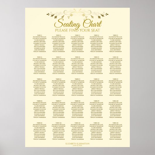 25 Grafiek van de Plaatsing van het Huwelijk van Poster (Voorkant)