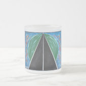 25 / Groen licht Matglas Koffiemok (Center)