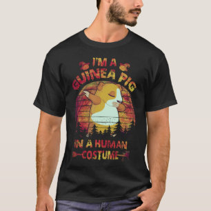 25 Halloween-kostuum voor mensen in cavia-kostuum T-shirt