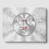 25 jaar bruiloft Jubileum gastenboek (Achterkant)