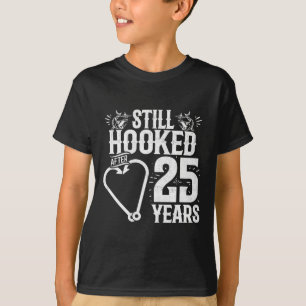 25 Jaar Getrouwd - Vissers Koppel - 25e Trouwdag T-shirt