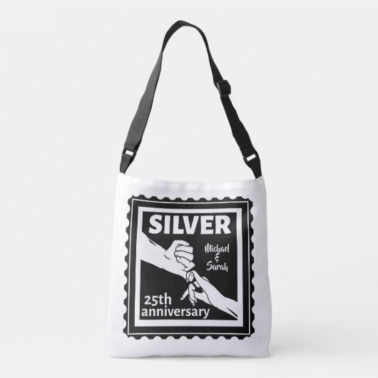 25 jaar oud crossbody tas (Achterkant)