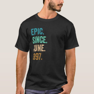 25 jaar oud epic sinds juni 1997 25e verjaardag t-shirt
