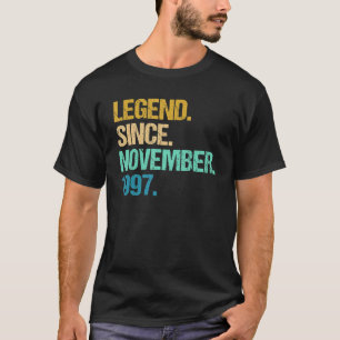 25 jaar oud Geweldige sinds november 1997 25 jaar  T-shirt