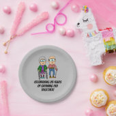 25 jaar oud papier Bord (Feest)