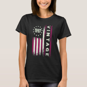 25 Jaar Oud Vintage 1997 Amerikaanse Vlag 25e Ver T-shirt
