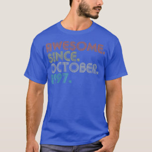 25 jaar oude grappigheid Geweldige sinds oktober 1 T-shirt