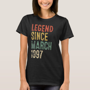 25 jaar oude legering sinds maart 1997 25e verjaar t-shirt