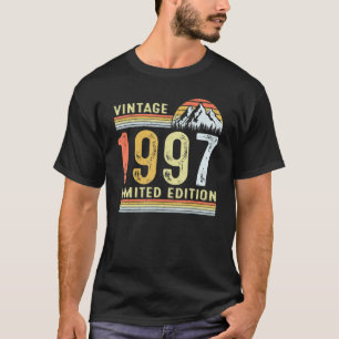 25 jaar oude Vintage 1997 25e verjaardag T-shirt