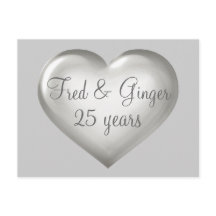 25 jaar Silver Glass en White Heart Jubileum