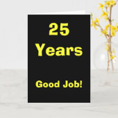 25 jaar van de Goede Baan! Kaart (Gele Bloem)